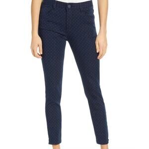 Wit & Wisdom blue polka dot pants